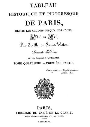 [Gutenberg 60355] • Tableau historique et pittoresque de Paris depuis les Gaulois jusqu'à nos jours (Volume 7/8)